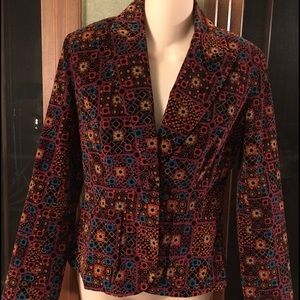 Velvet Lucky brand retro style blazer.